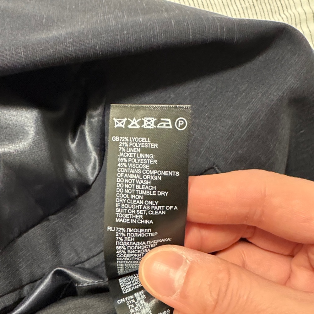 Reiss Midnight Double-Breasted Blazer - Picture 4 of 8